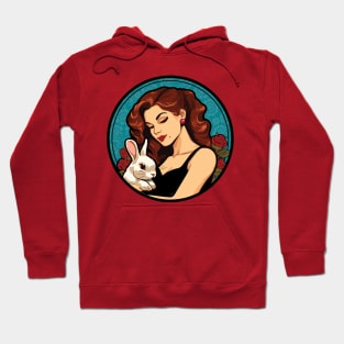 Crazy (Gorgeous) Bunny Lady Hoodie